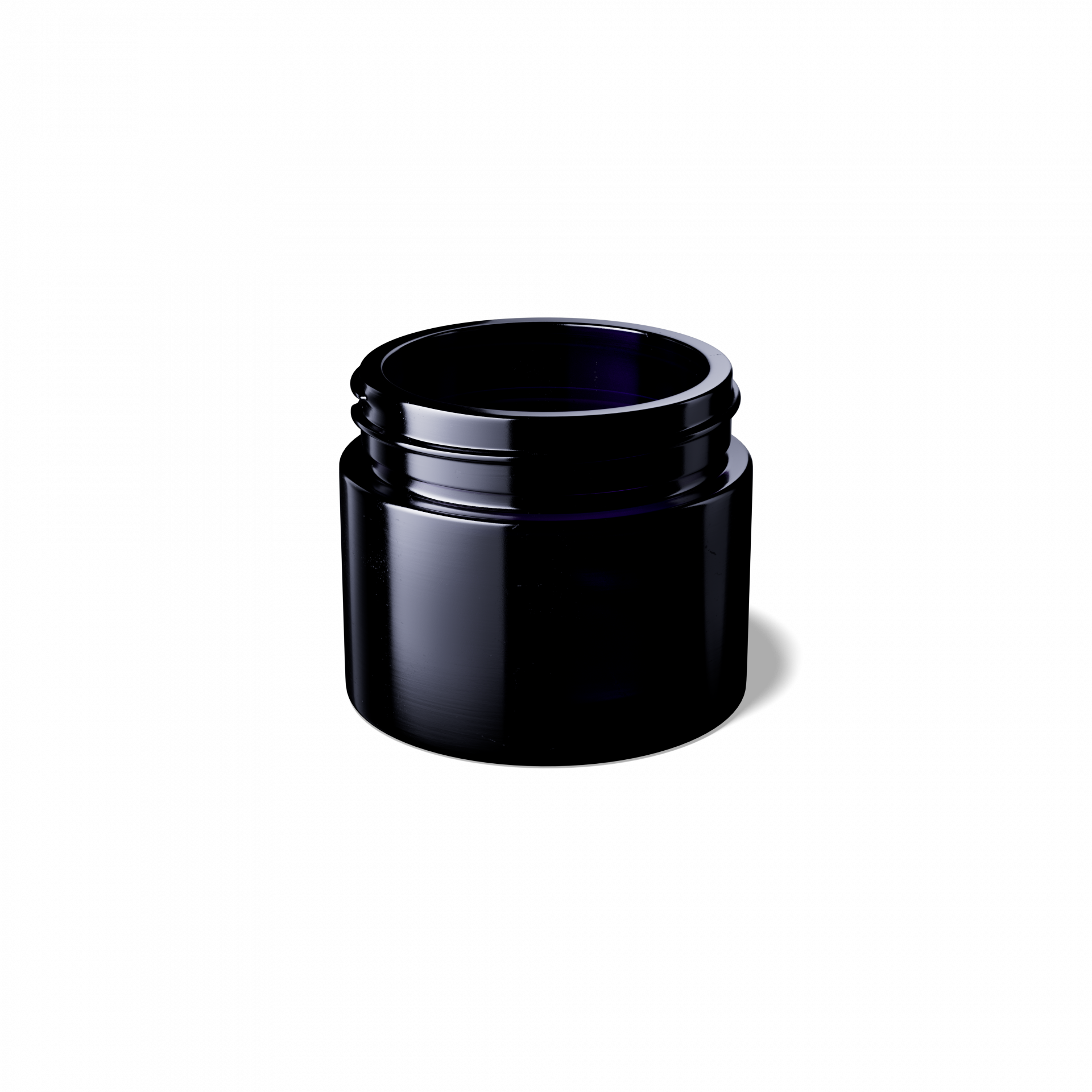 Contenitori Vetro Viola Scuro per cosmesi 50 ml